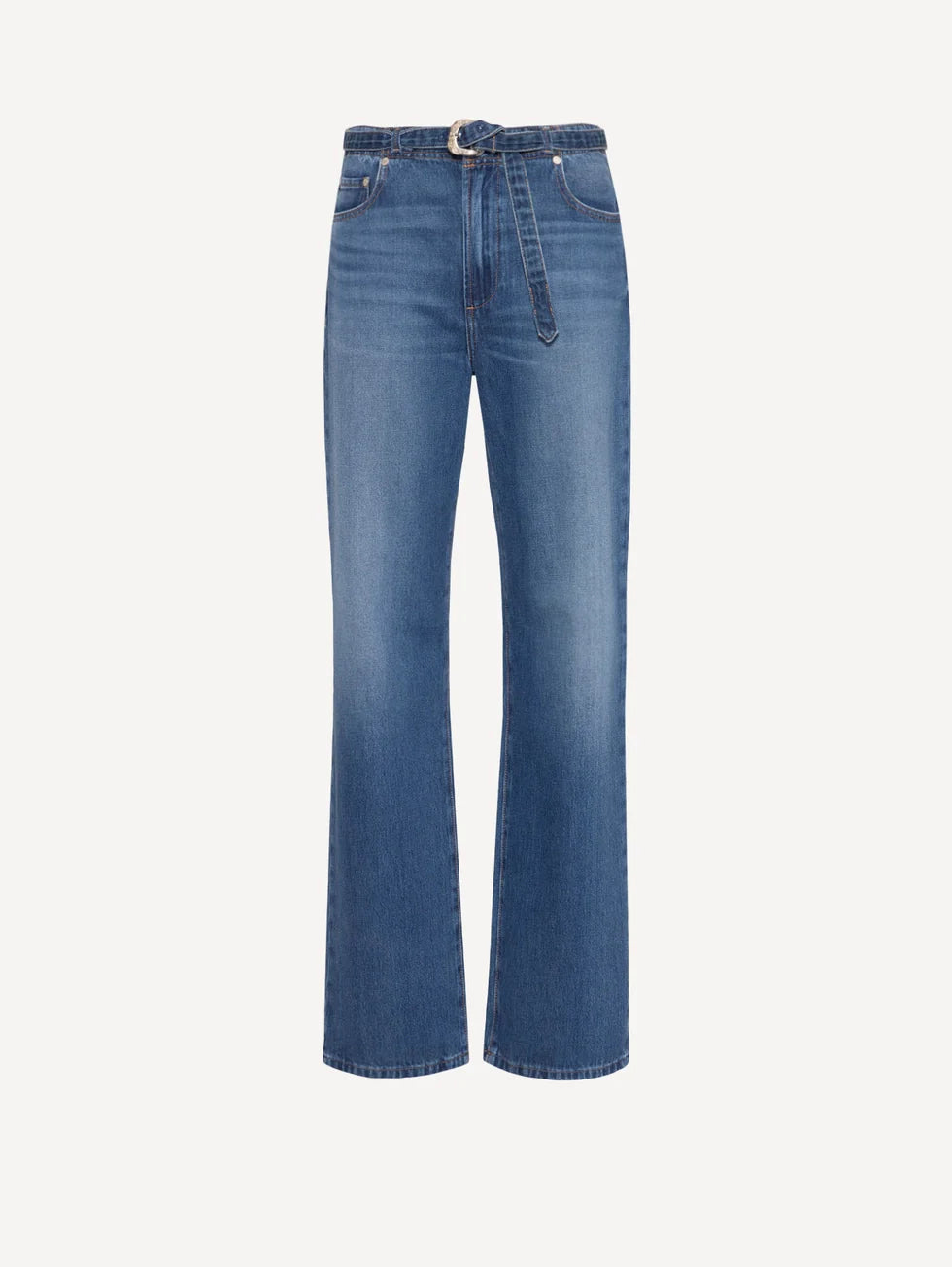 Jeans Printed Straight Loose