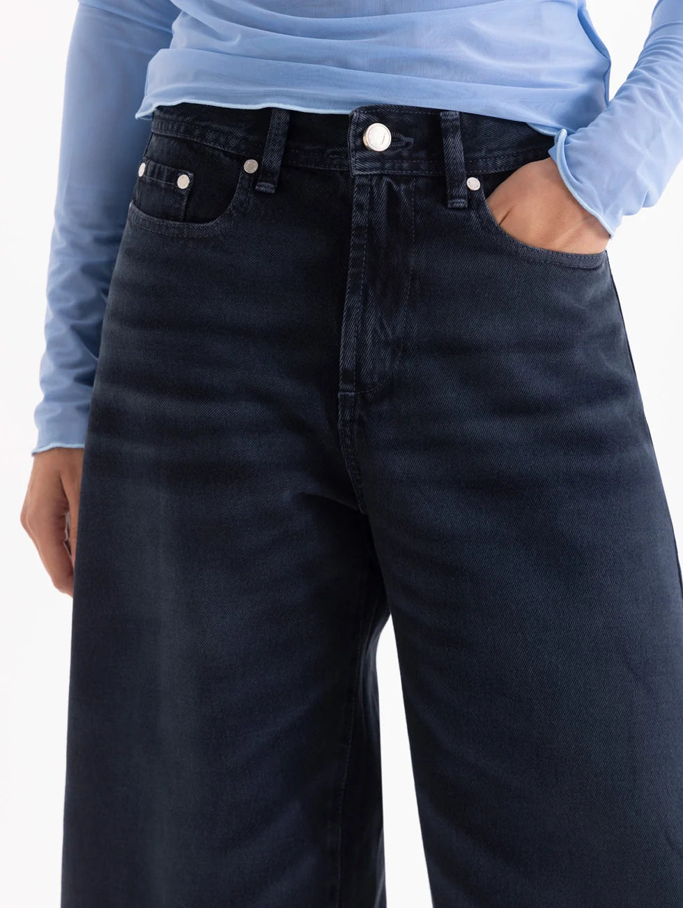 Jeans Wide X Blue Black