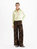 Jeans Roses Camo