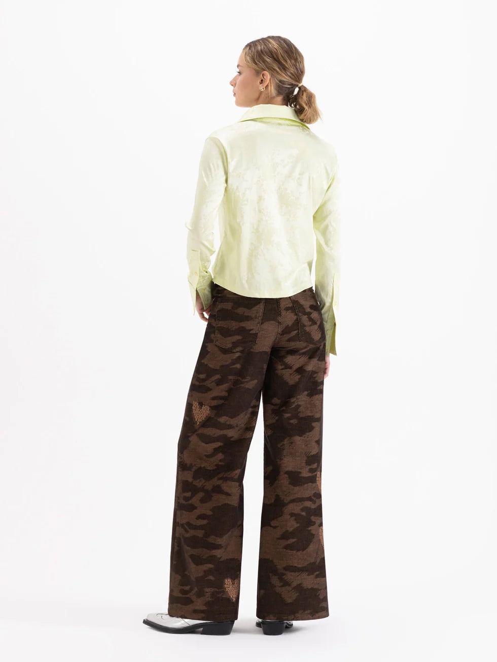 Jeans Roses Camo