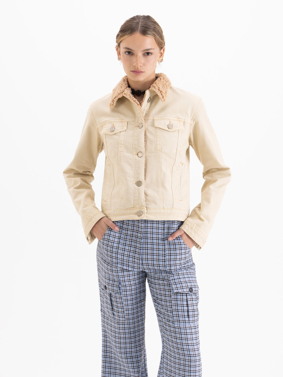 Campera Trucker Nude