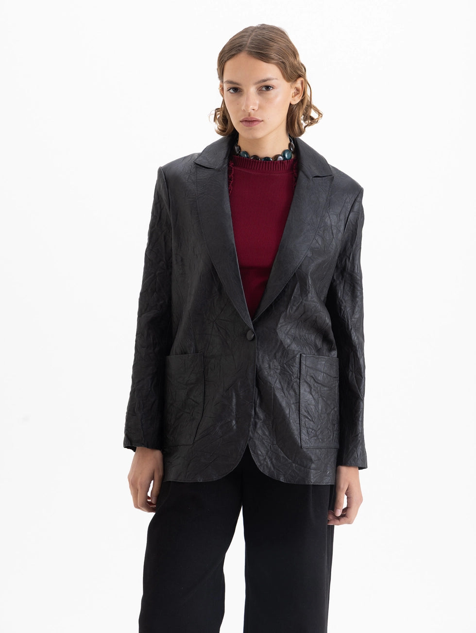 Blazer Cuero Lucio