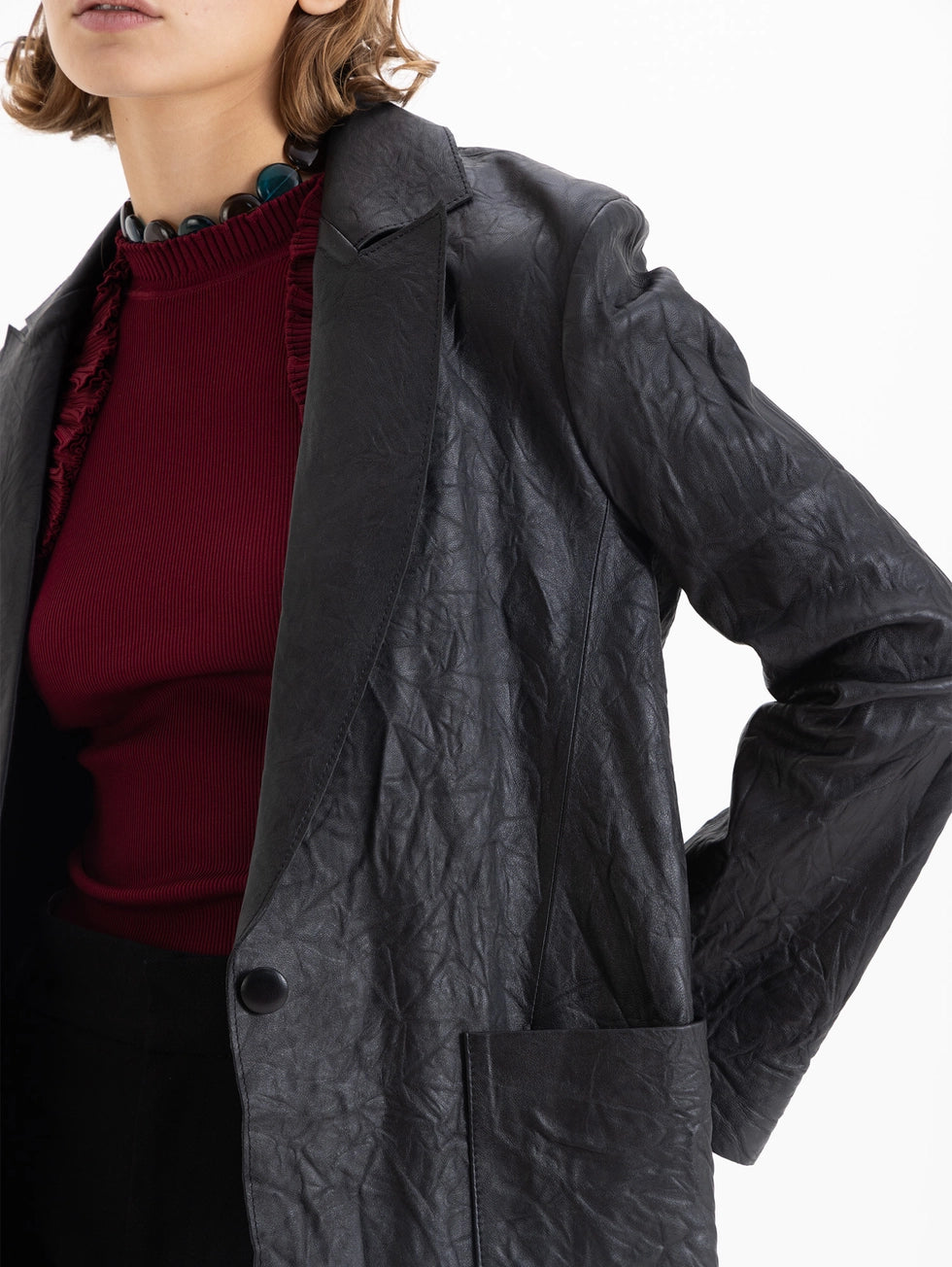 Blazer Cuero Lucio