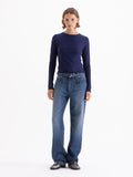 Jeans Printed Straight Loose